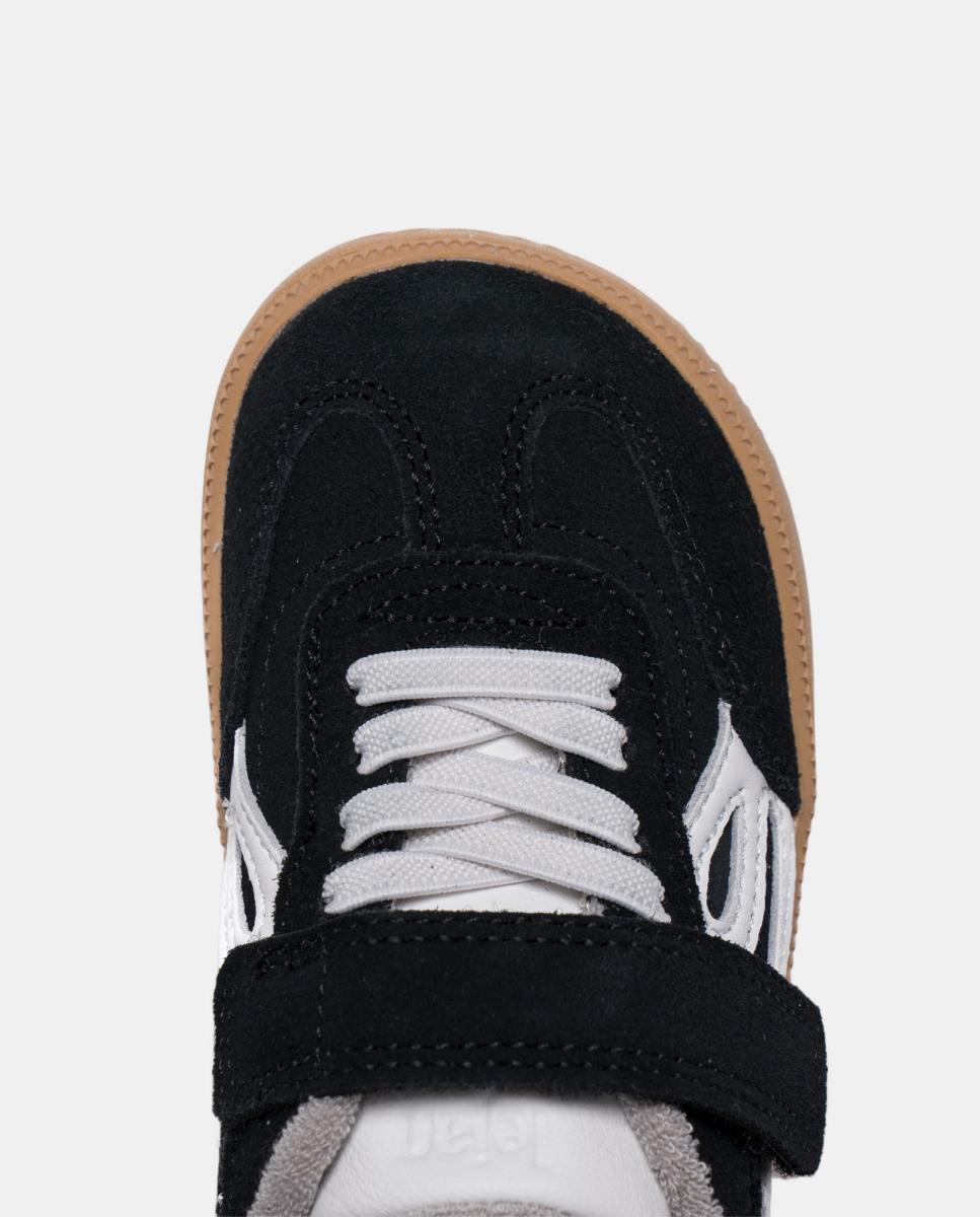 Sapatilhas de pele One® Kids Preto-2