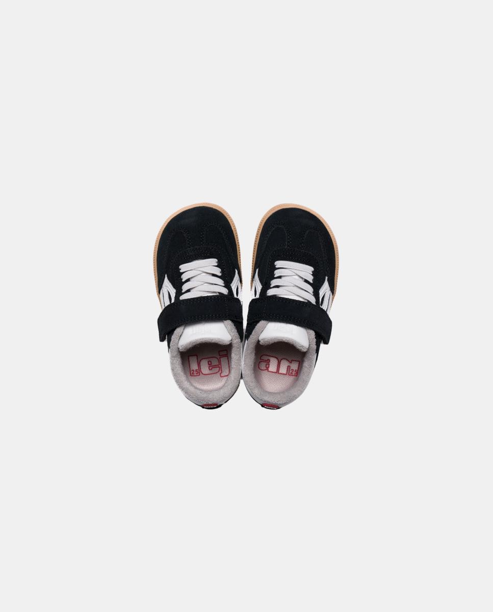 Sapatilhas de pele One® Kids Preto-3