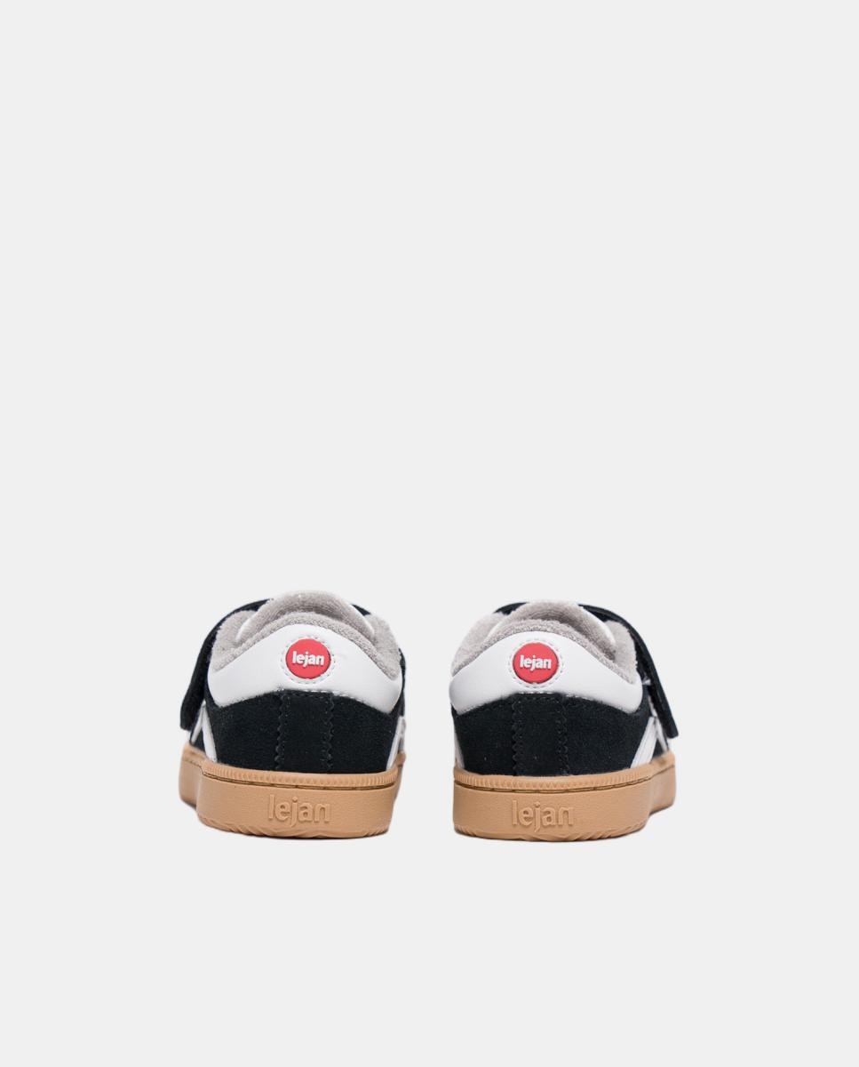 Sapatilhas de pele One® Kids Preto-4