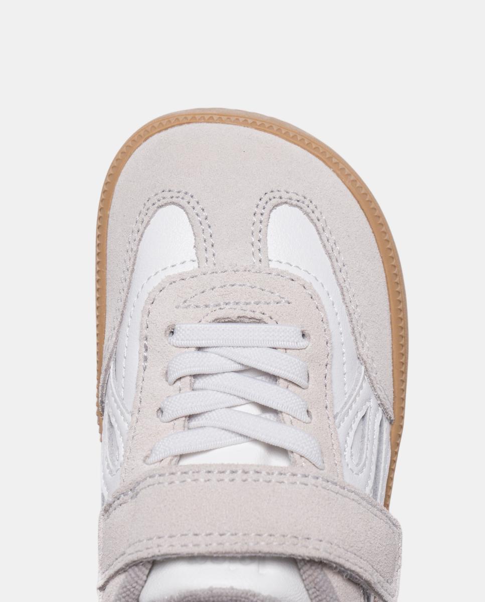 Sapatilhas de pele One® Kids Branco-marfim-2