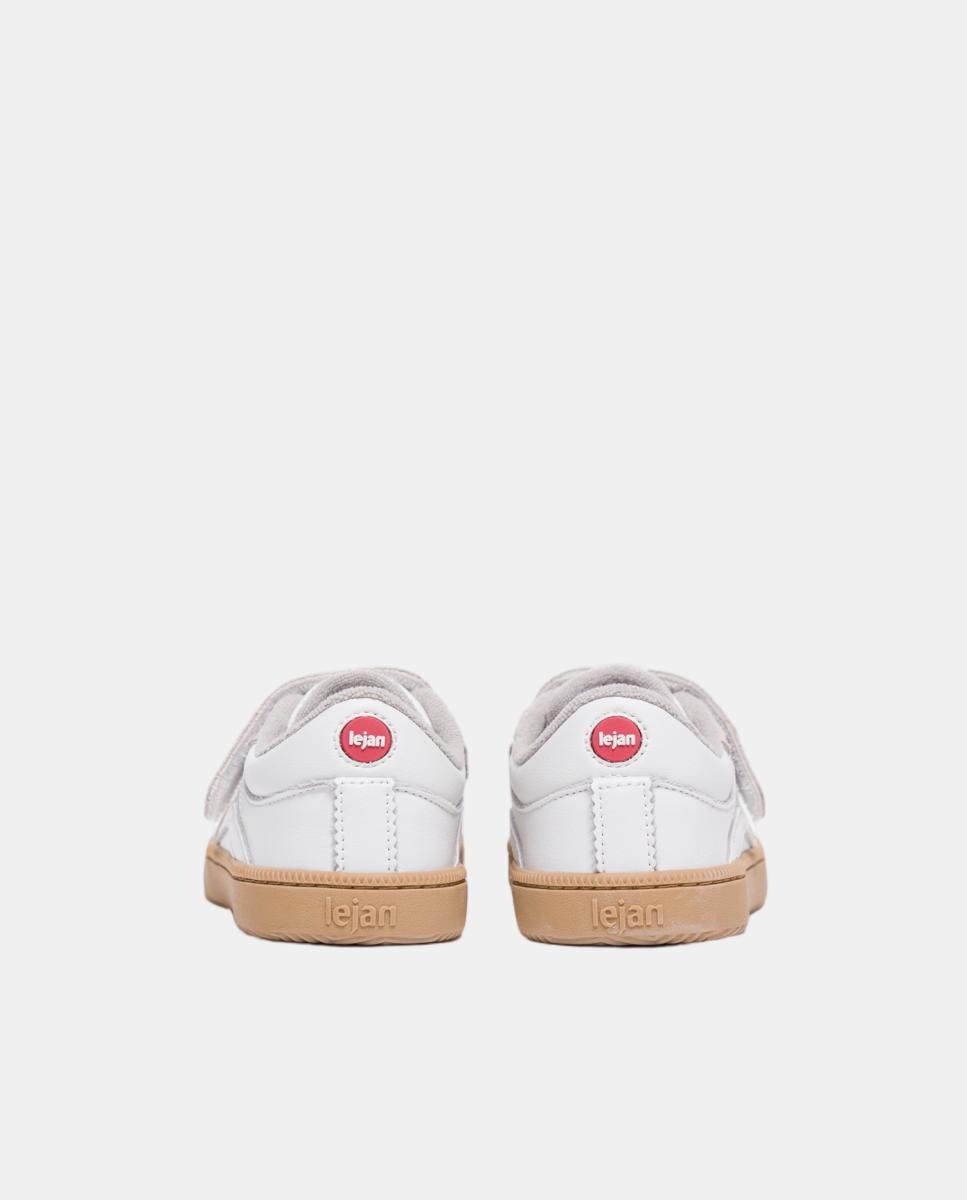 Sapatilhas de pele One® Kids Branco-marfim-3