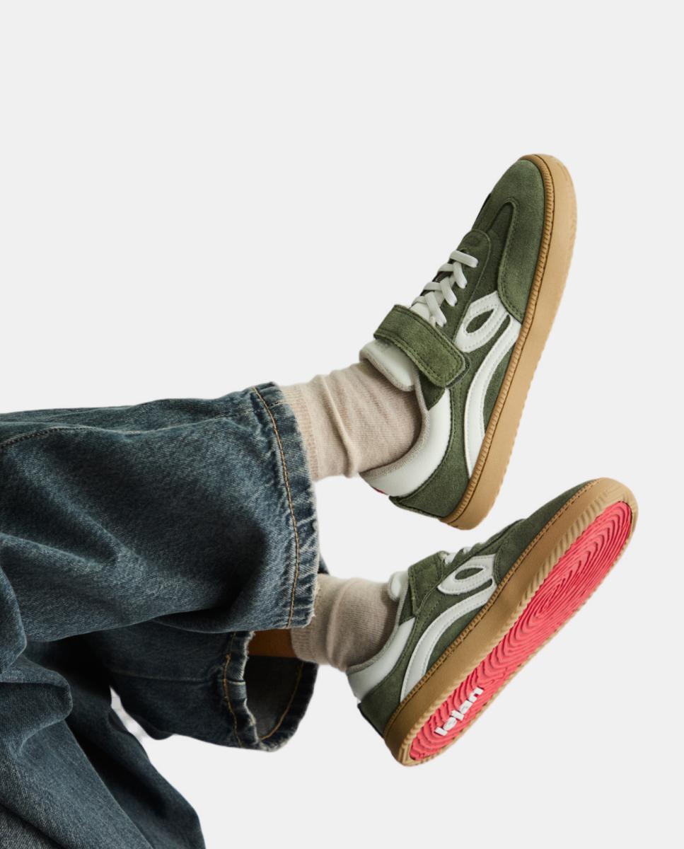 Sapatilhas de pele One® Kids Verde-6