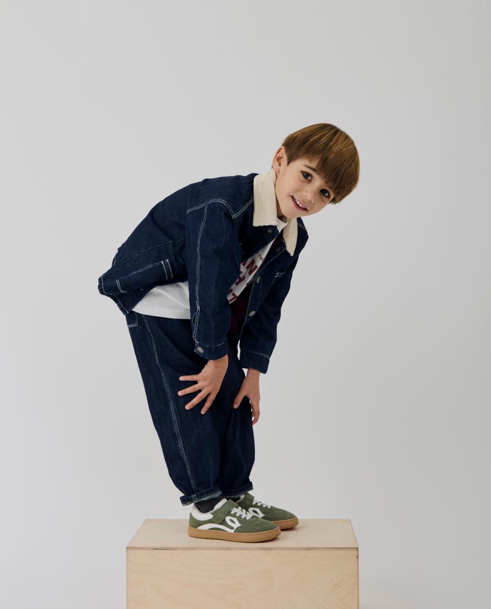 Sapatilhas de pele One® Kids Verde-7