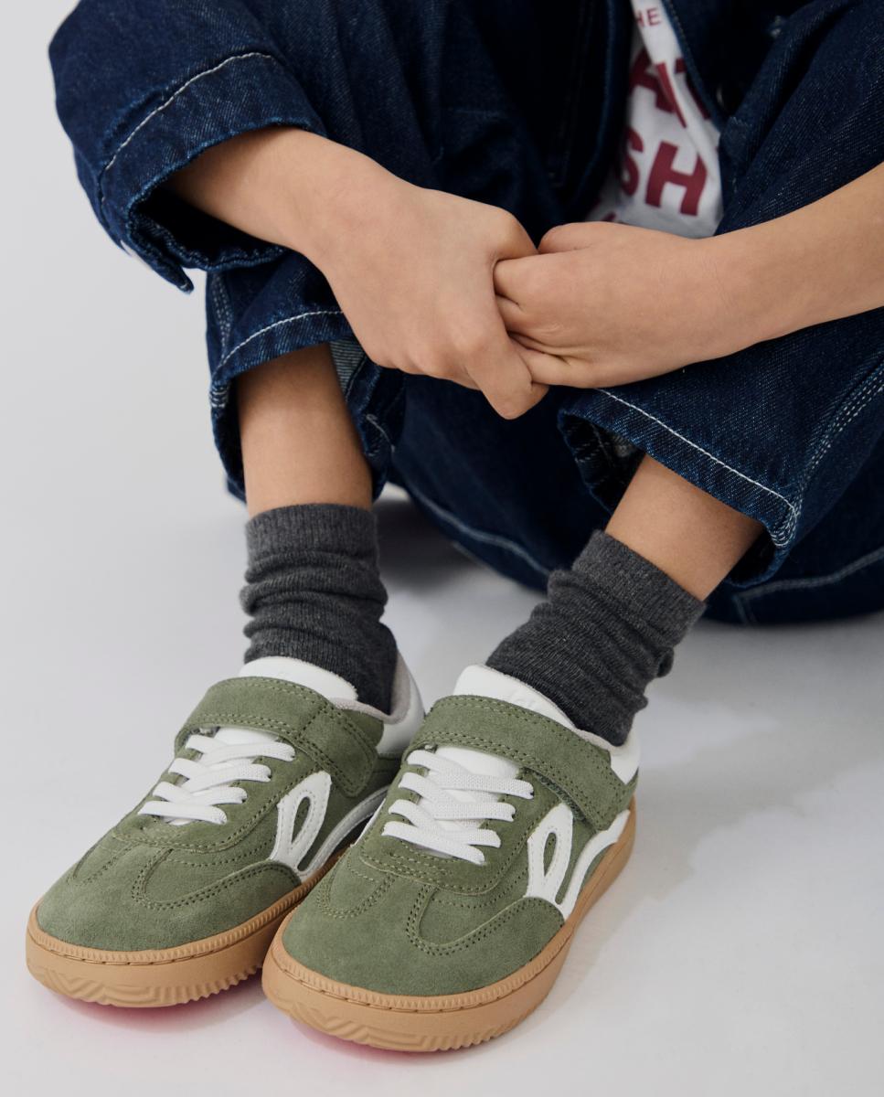 Sapatilhas de pele One® Kids Verde-9
