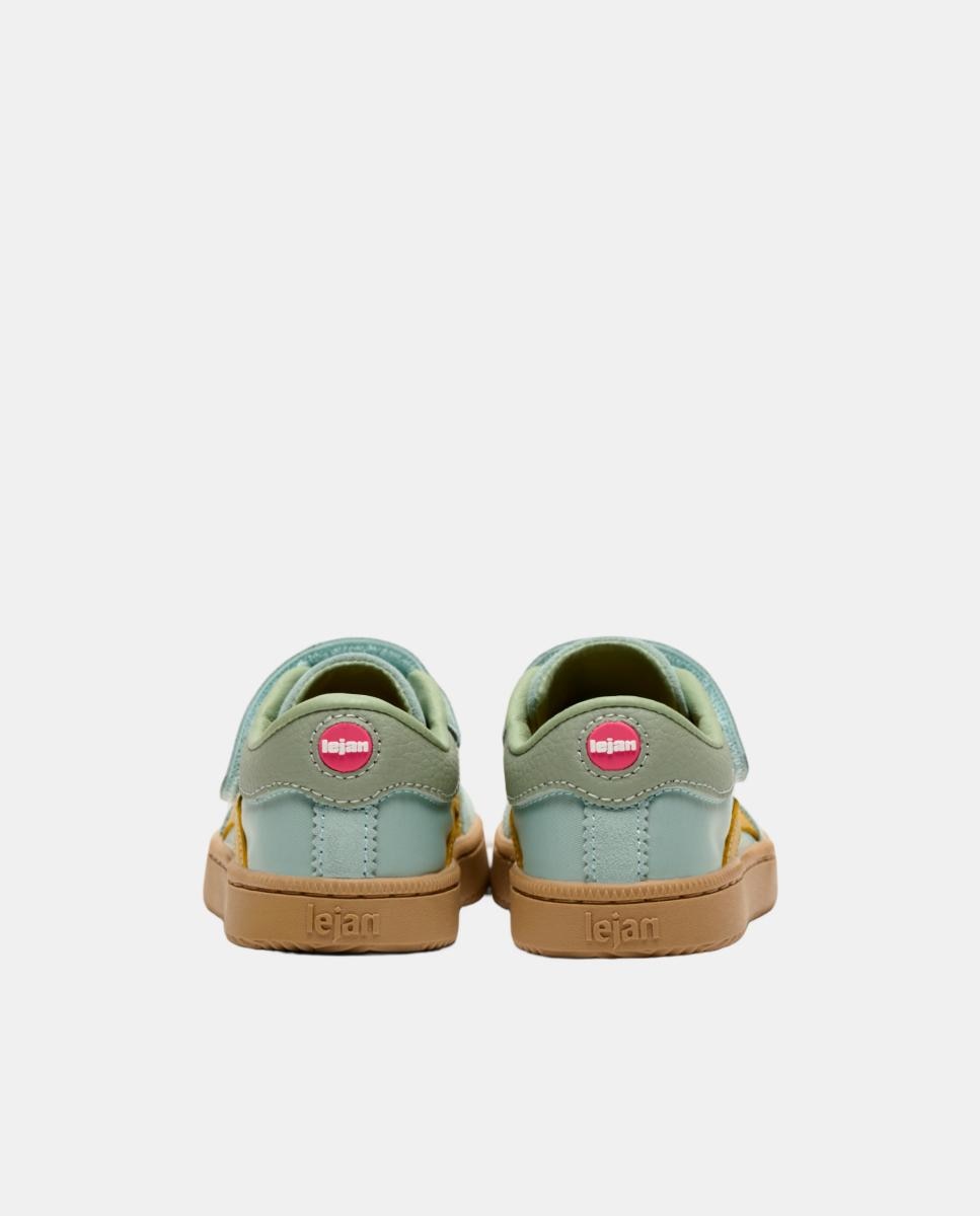 Sapatilhas de pele One® Kids Nylon Lejan Azul Céu-2