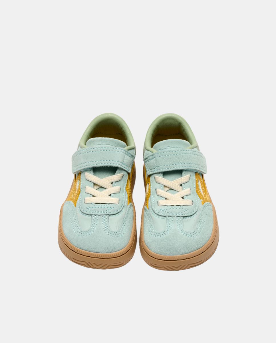 Sapatilhas de pele One® Kids Nylon Lejan Azul Céu-3