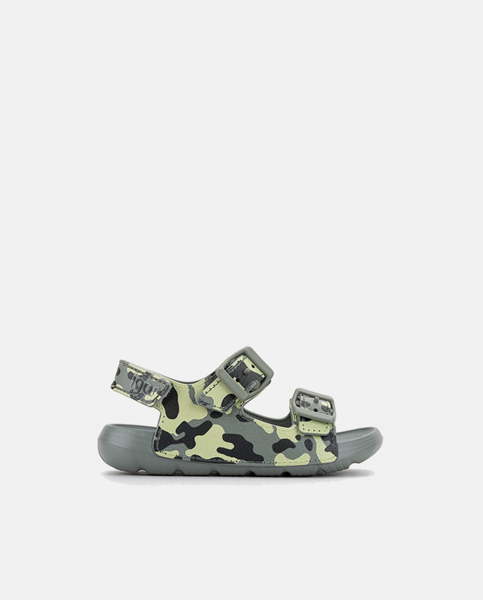 Imagem 0 de Sandálias Abertas Bio com Estampado Camo