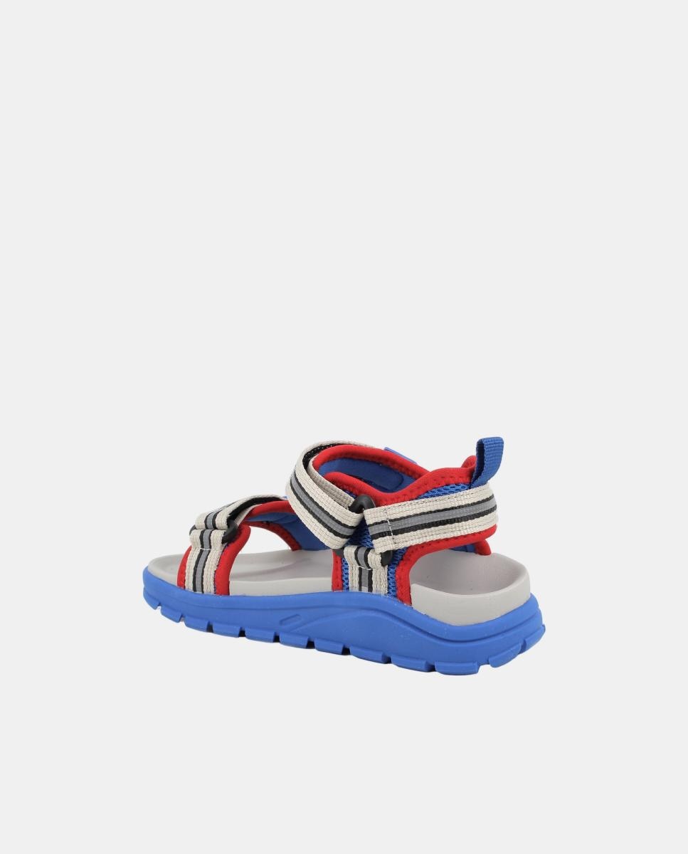 Imagem 0 de Sandálias em Tecido com Velcro Duplo - Multicolor