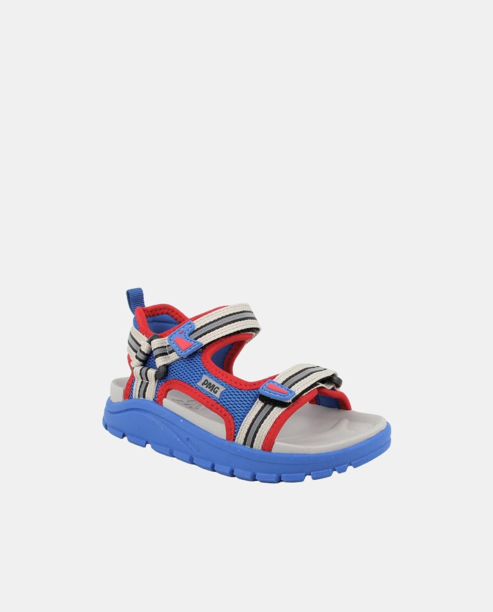 Sandálias em Tecido com Velcro Duplo - Multicolor Primigi Multicolor-2