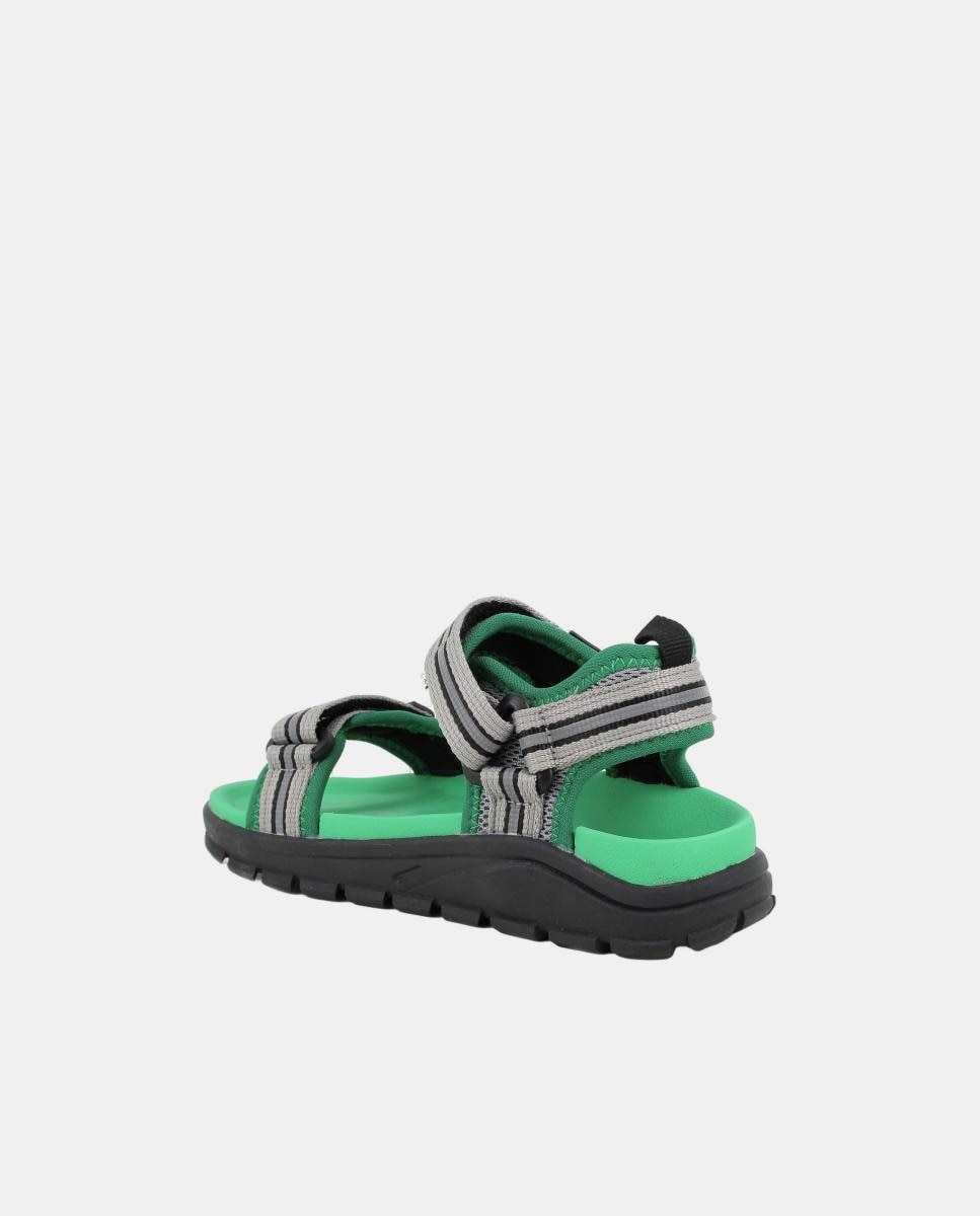 Imagem 0 de Sandálias em Tecido com Velcro Duplo - Cinzento