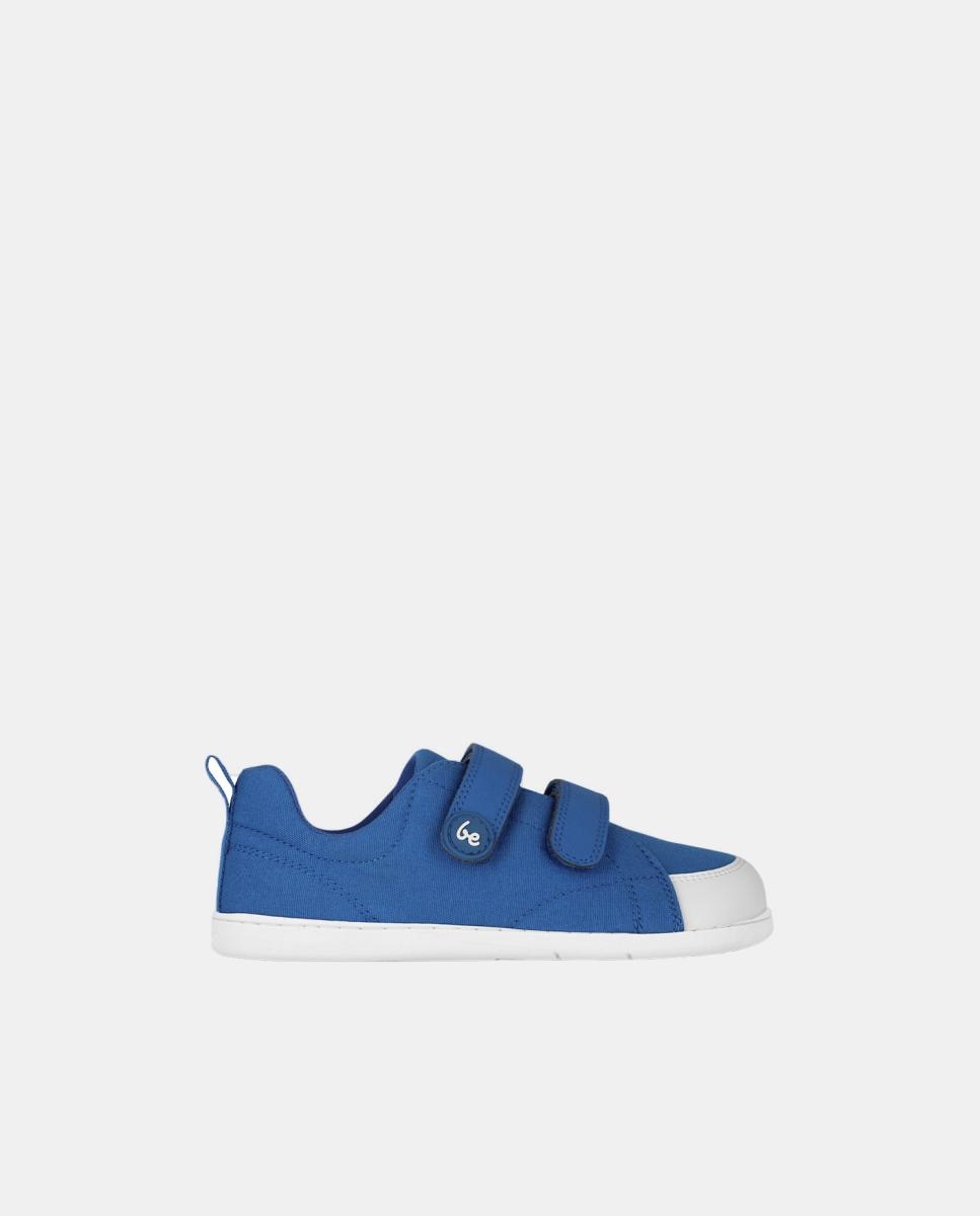 Sapatilhas Canvi de Criança de Lona de Algodão com Zero Drop Azul-1