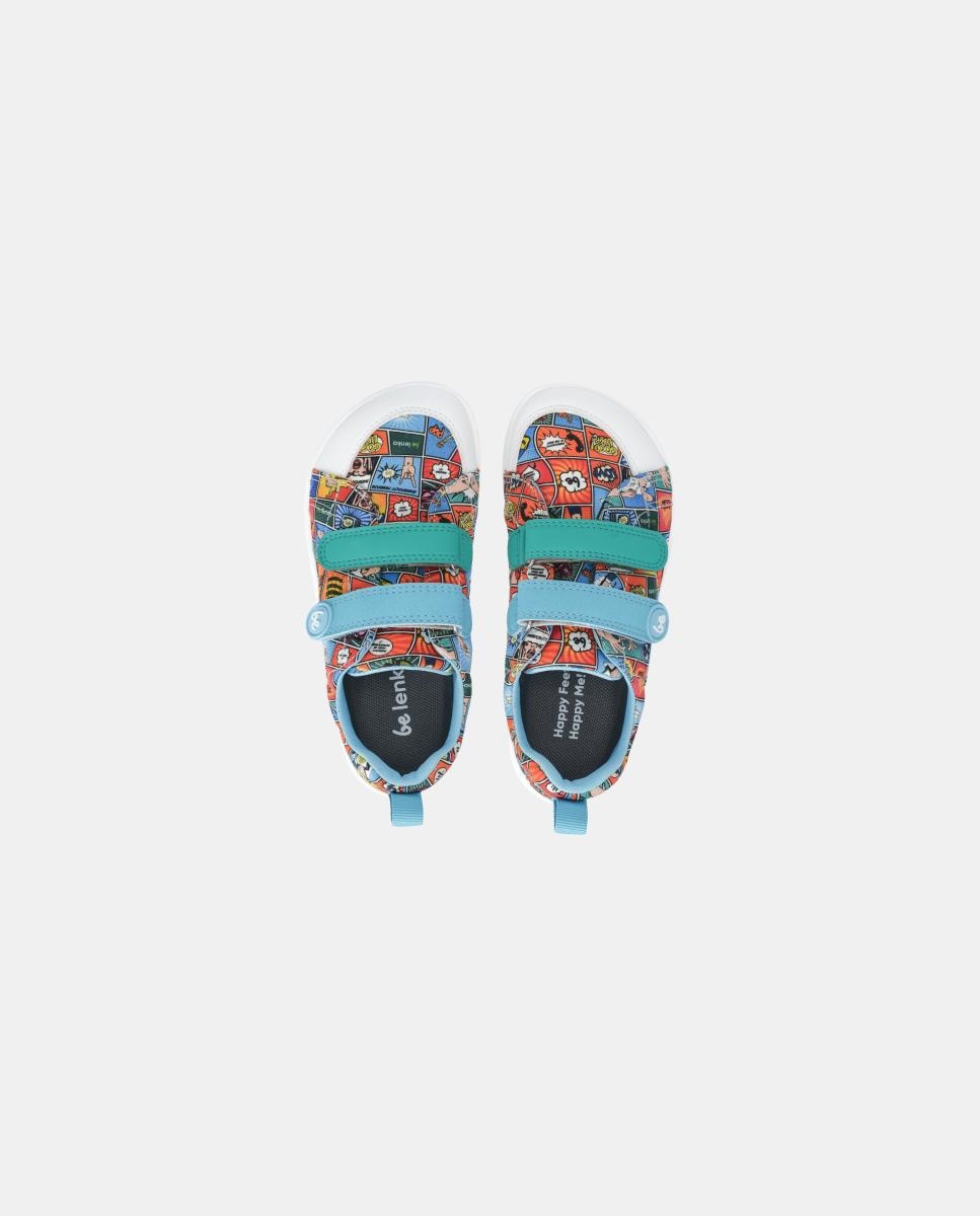 Sapatilhas Canvi de Criança de Lona de Algodão com Zero Drop Be Lenka Multicolor-3