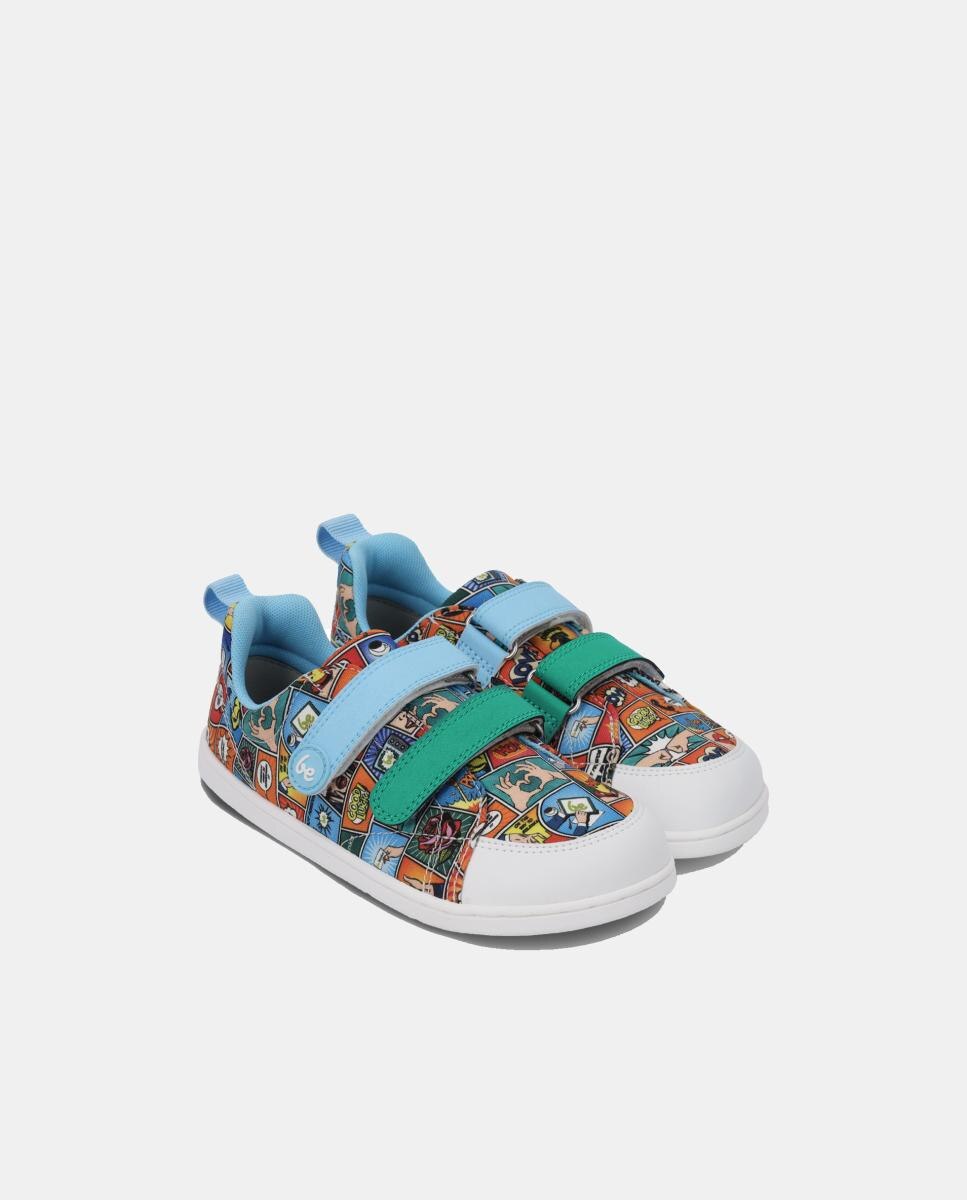 Sapatilhas Canvi de Criança de Lona de Algodão com Zero Drop Be Lenka Multicolor-4
