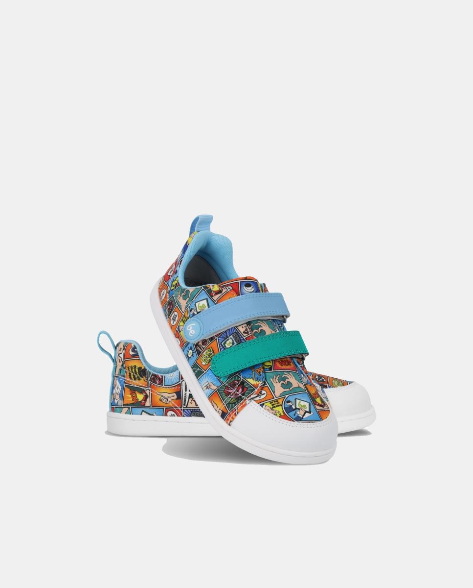 Sapatilhas Canvi de Criança de Lona de Algodão com Zero Drop Be Lenka Multicolor-5