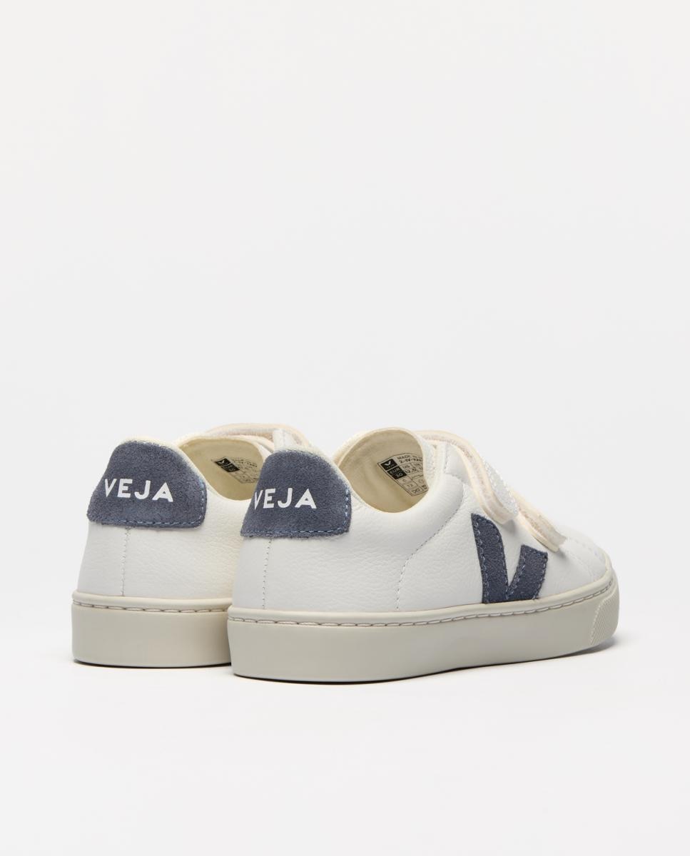 Sapatilhas de Couro Modelo Esplar Azul-2