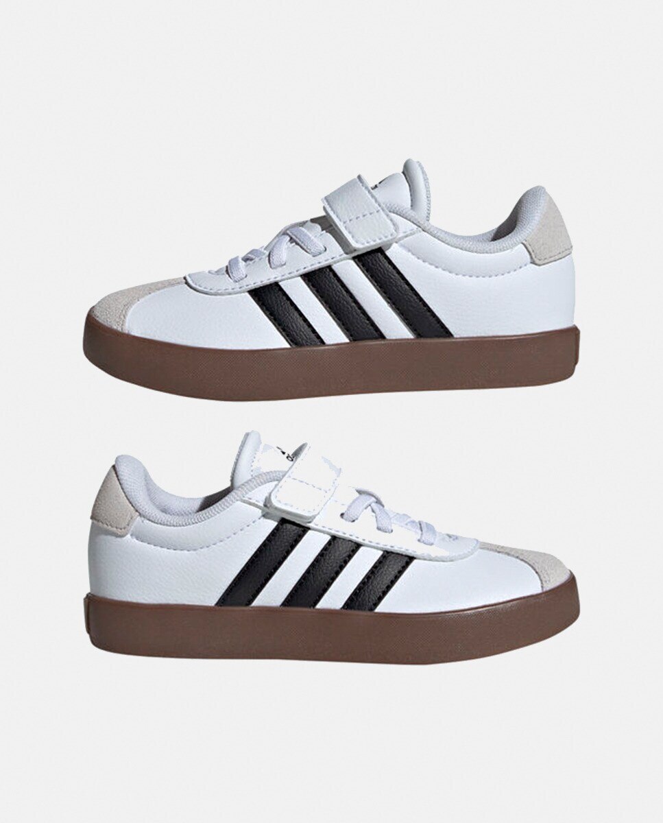 Sapatilhas Casual de Criança VLCourt adidas Branco-4