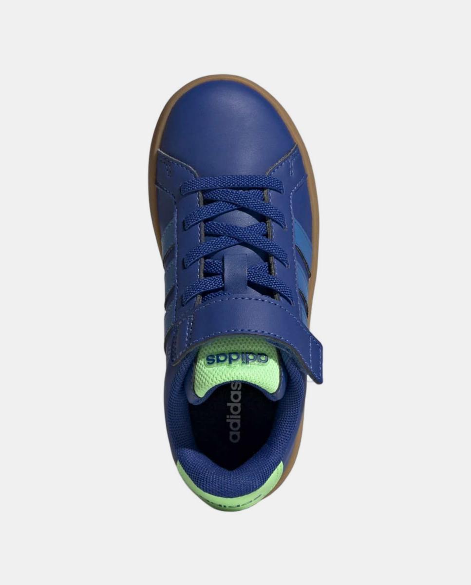 Sapatilhas Grand Court 3.0 El C adidas Azuis-2