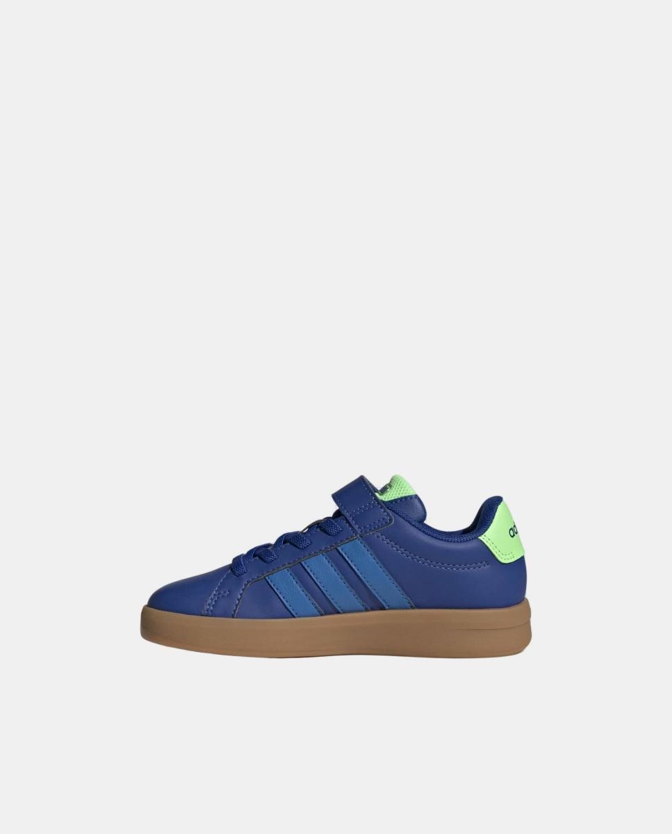 Sapatilhas Grand Court 3.0 El C adidas Azuis-4