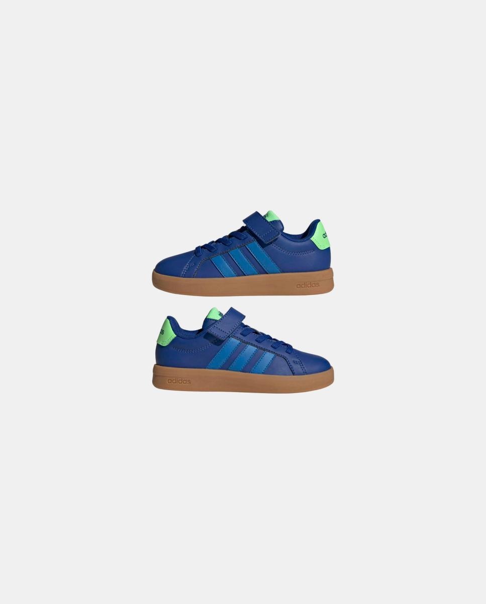 Sapatilhas Grand Court 3.0 El C adidas Azuis-9