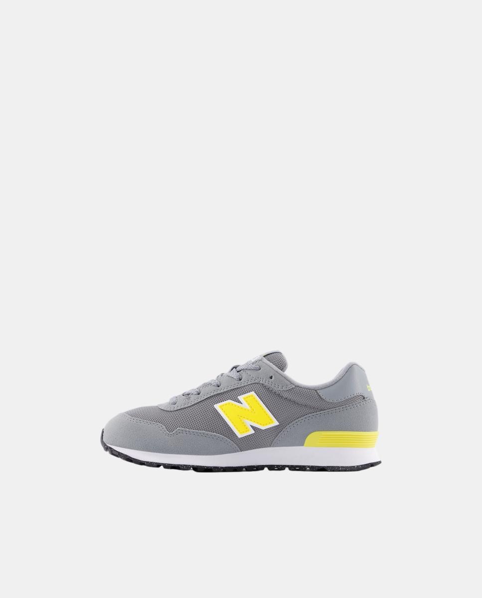 Sapatilhas Casual de Criança 515 com Cordão New Balance Cinzento-2