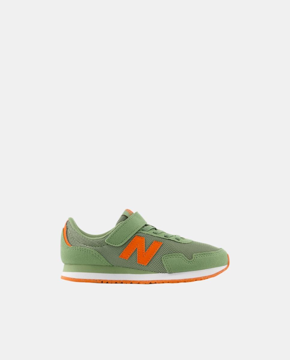 Sapatilhas Casual de Criança 323 com Velcro New Balance Verde Azeitona-1