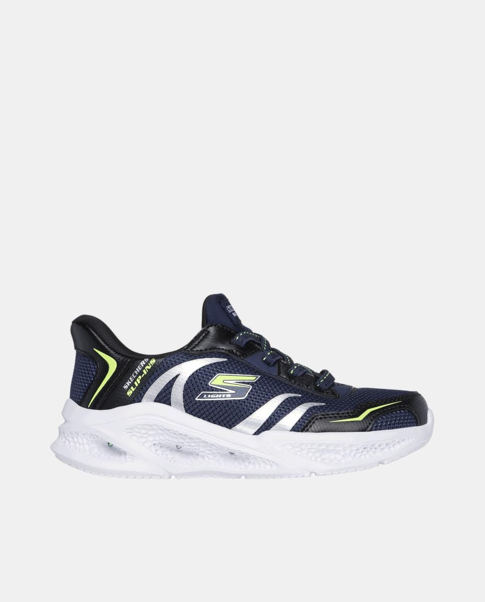 Sapatilhas com Luzes Skechers Azul-marinho-3