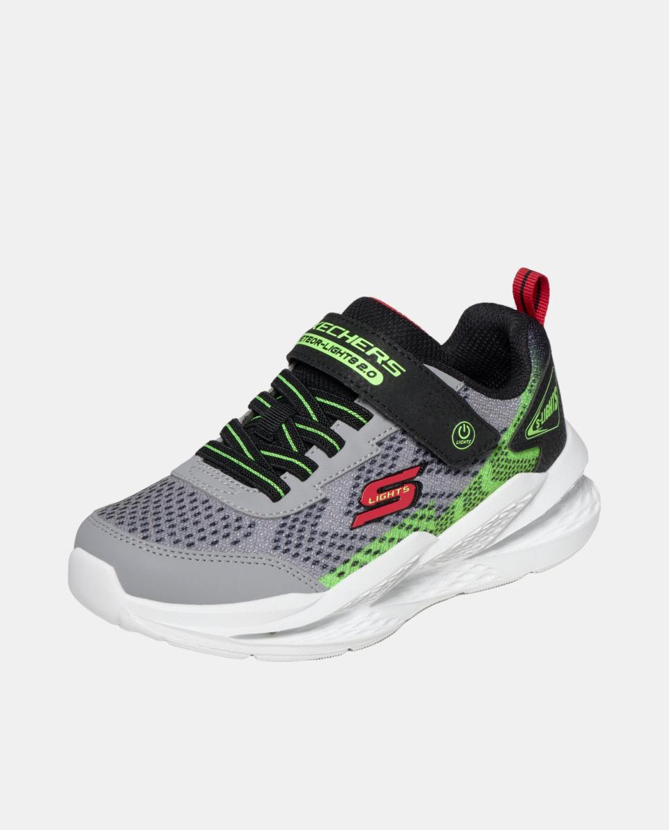 Deportivo luces max cushion - Skechers - Verde claro Gris Suave-2