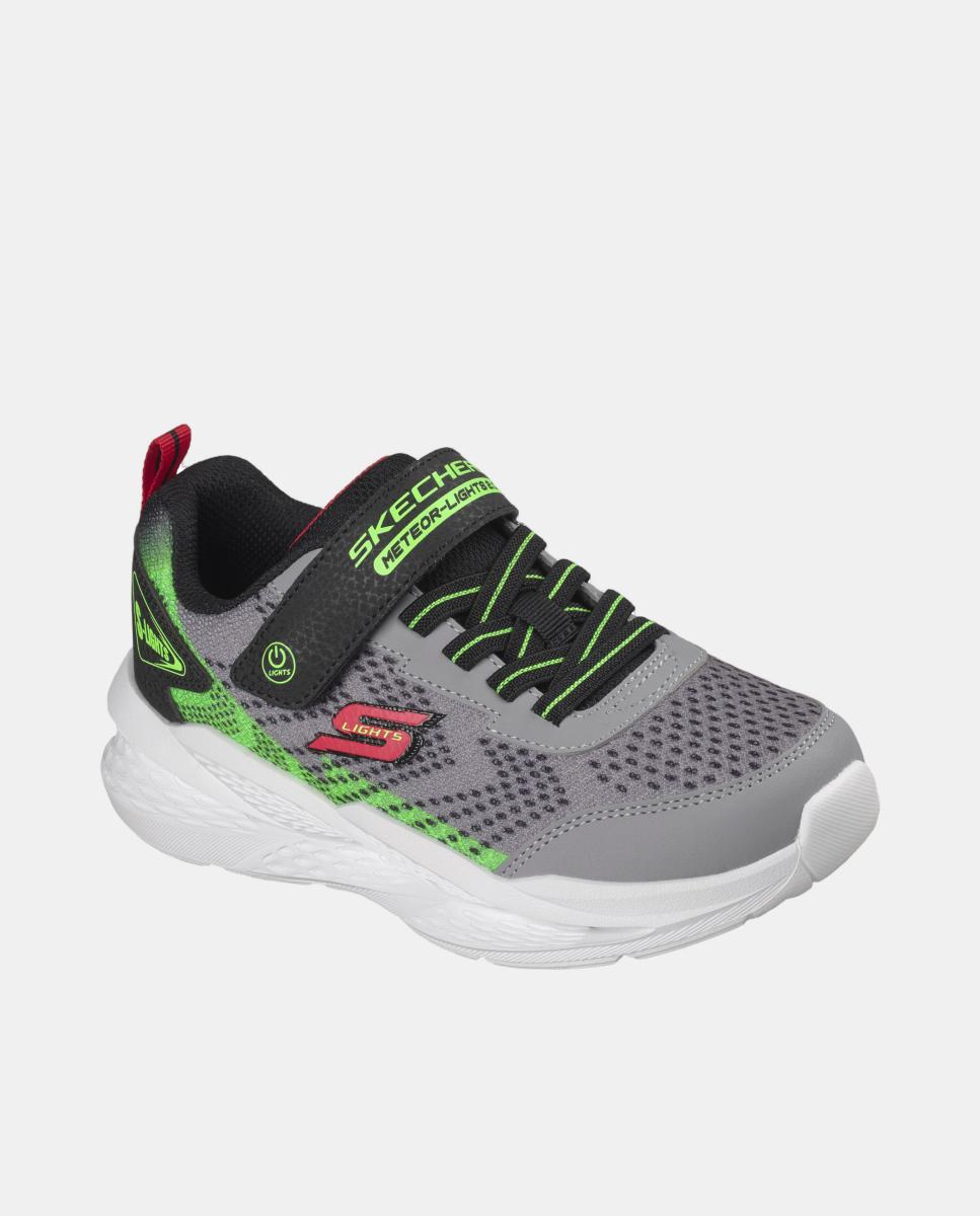 Deportivo luces max cushion - Skechers - Verde claro Gris Suave-4