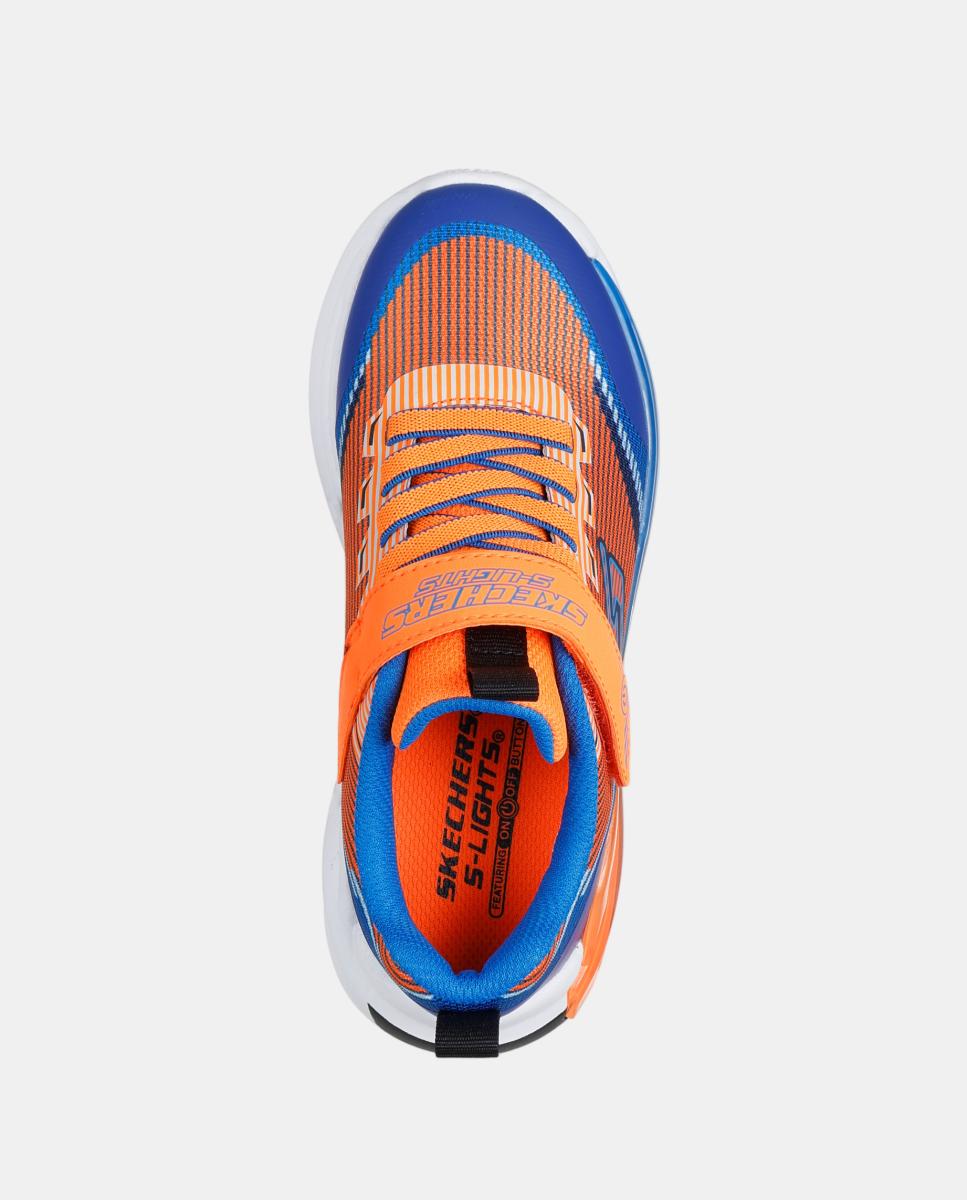 Sapatilhas com Luzes Laranja-forte-3