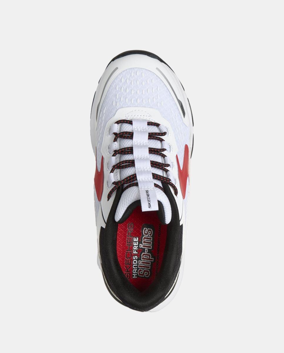 Imagen 3 de Deportivo con tech Glide step y ajuste de velcro - Skechers - Blanco Blanco