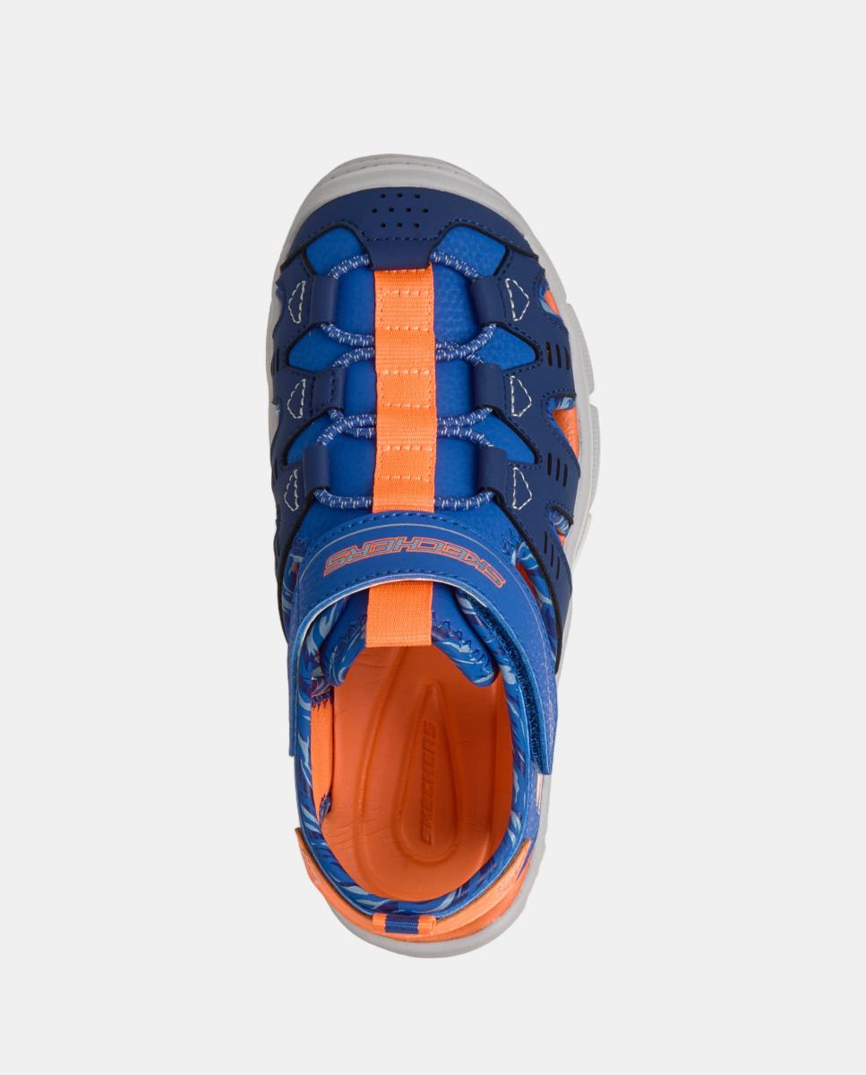 Sandálias de Look Outdoor com Dedos Protegidos Skechers Azul Luminoso-2