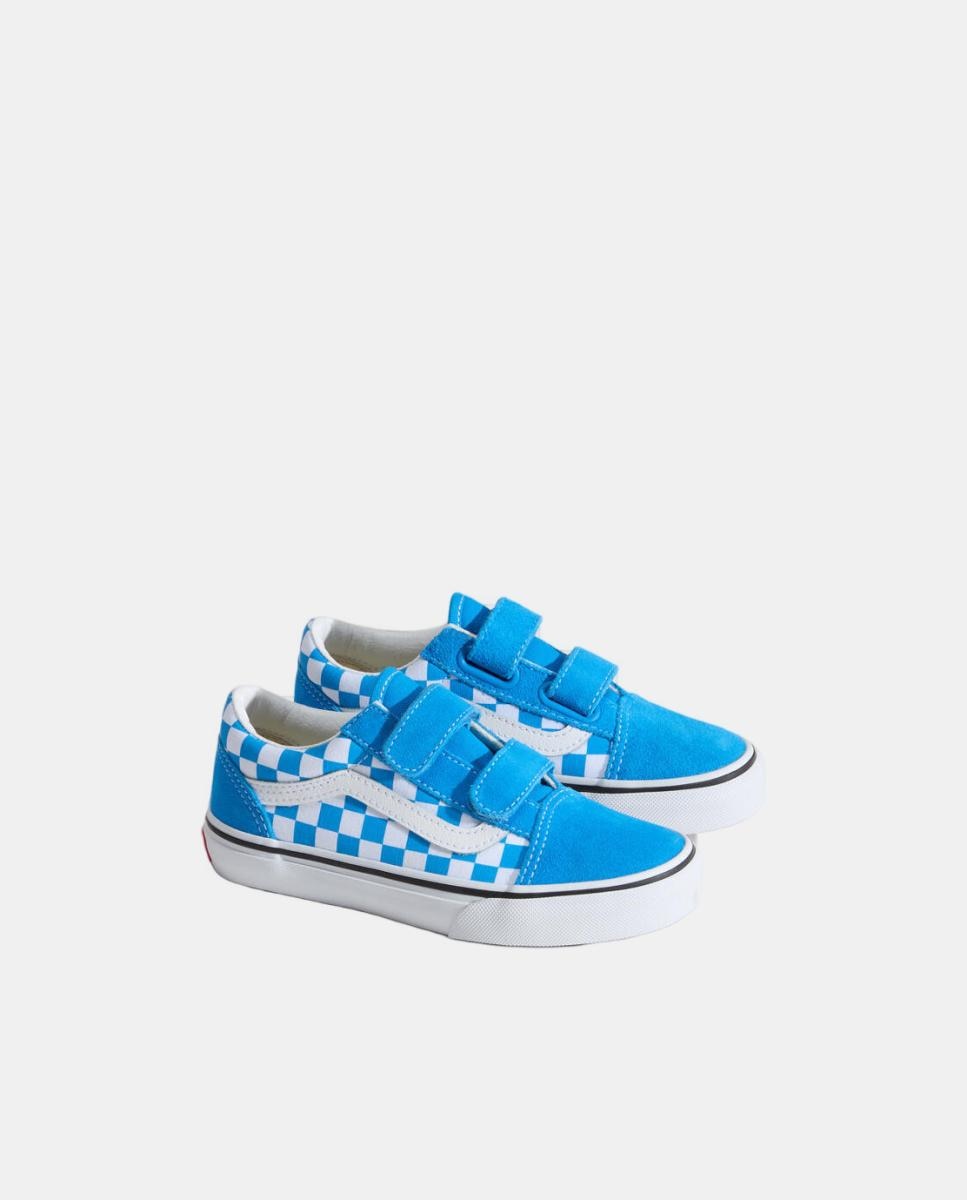 Sapatilhas casual s Old Skool Vans com Velcro Azul Ciano-5
