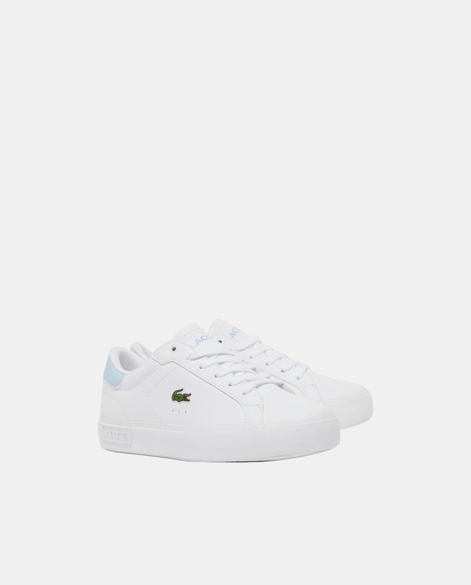 Sapatos Desportivos Powercourt Junior de Criança com Design em Degradé Lacoste Branco-2