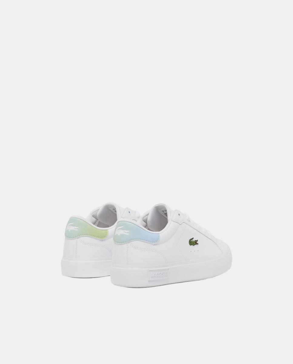 Sapatos Desportivos Powercourt Junior de Criança com Design em Degradé Lacoste Branco-3