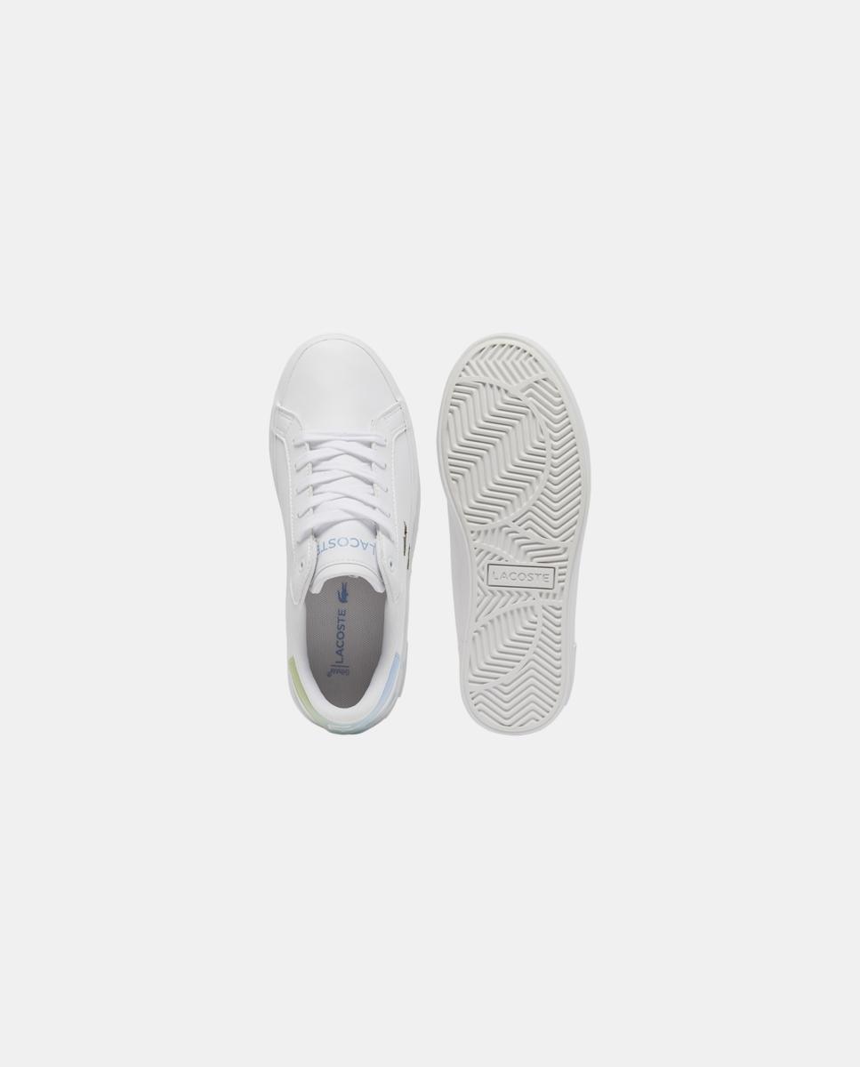 Sapatos Desportivos Powercourt Junior de Criança com Design em Degradé Lacoste Branco-4