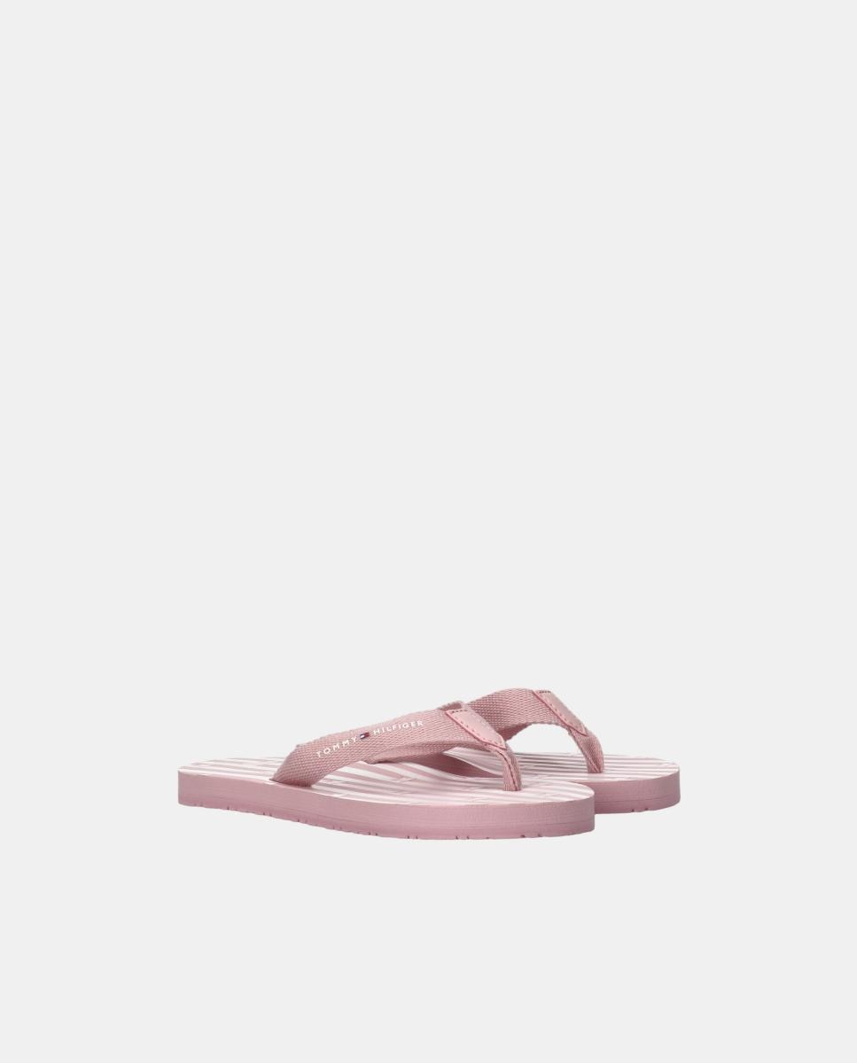 Chinelos de Banho Estampados Tommy Hilfiger Rosa-pastel-2