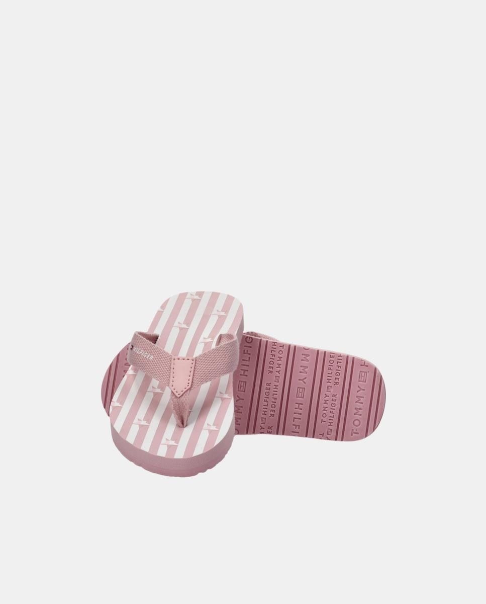 Chinelos de Banho Estampados Tommy Hilfiger Rosa-pastel-3