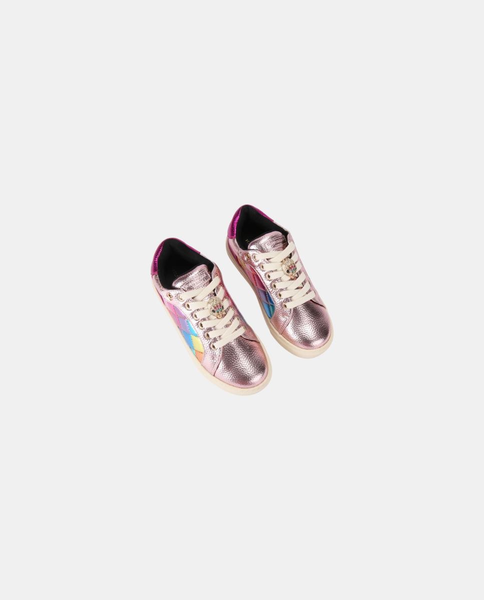 Sapatilhas com Losangos Coloridos Kurt Geiger Rosa-claro-2