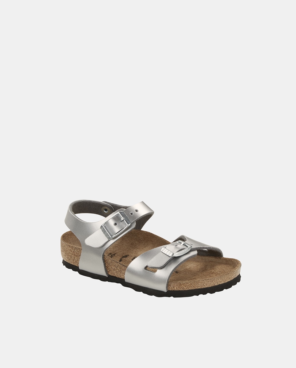 Sandálias Rio Kids Birkenstock Prata-1