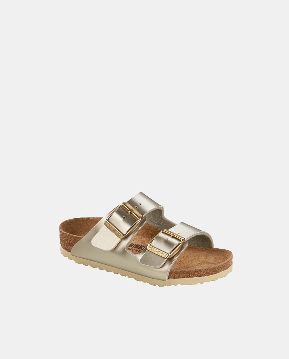Sandálias Arizona Kids Birkenstock Ouro-1