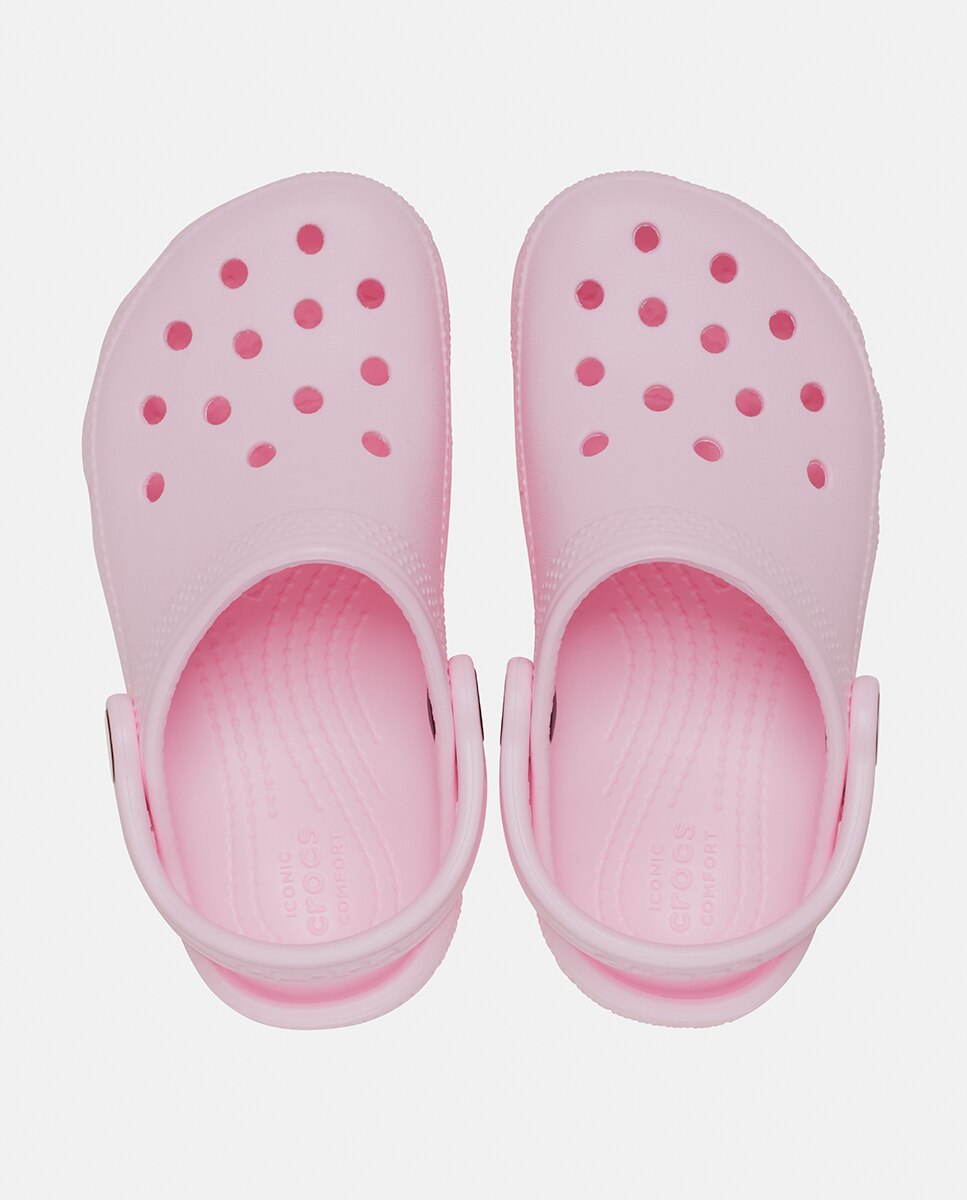 Zuecos de niños Classic Clog Crocs - Rosa Rosa-3