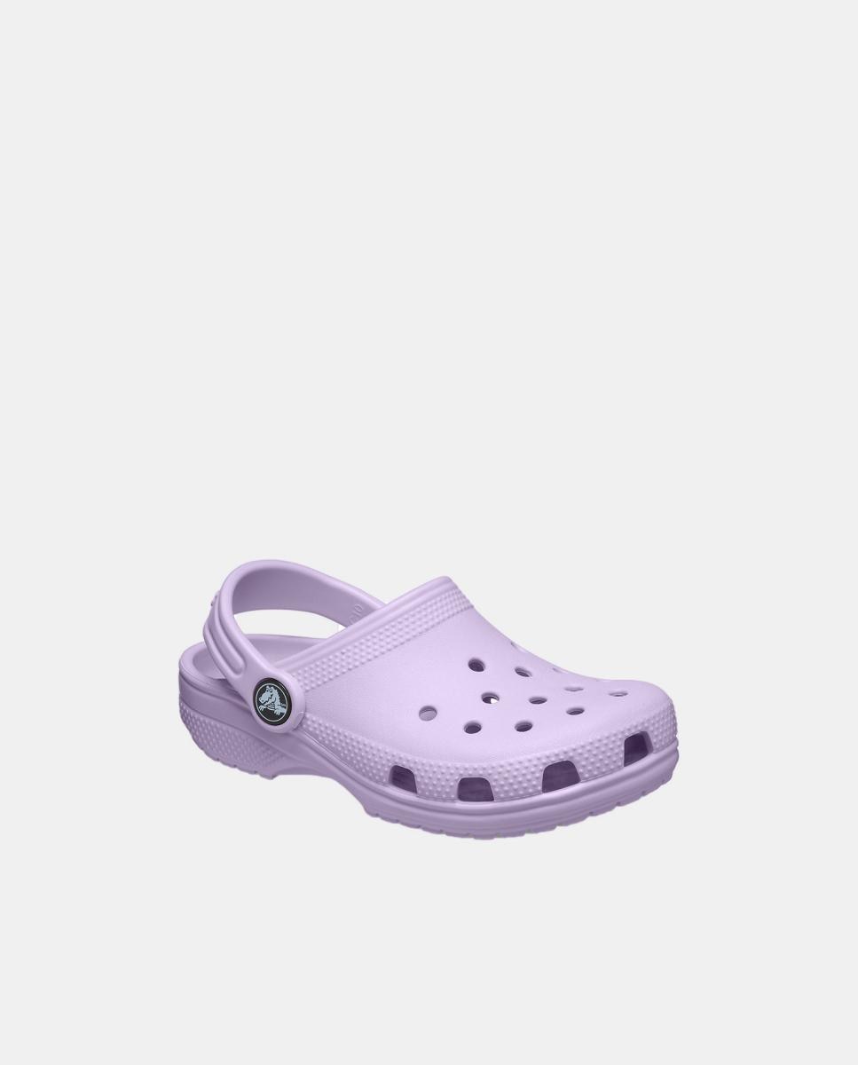 Socas de Criança Classic Clog Lilás claro-4