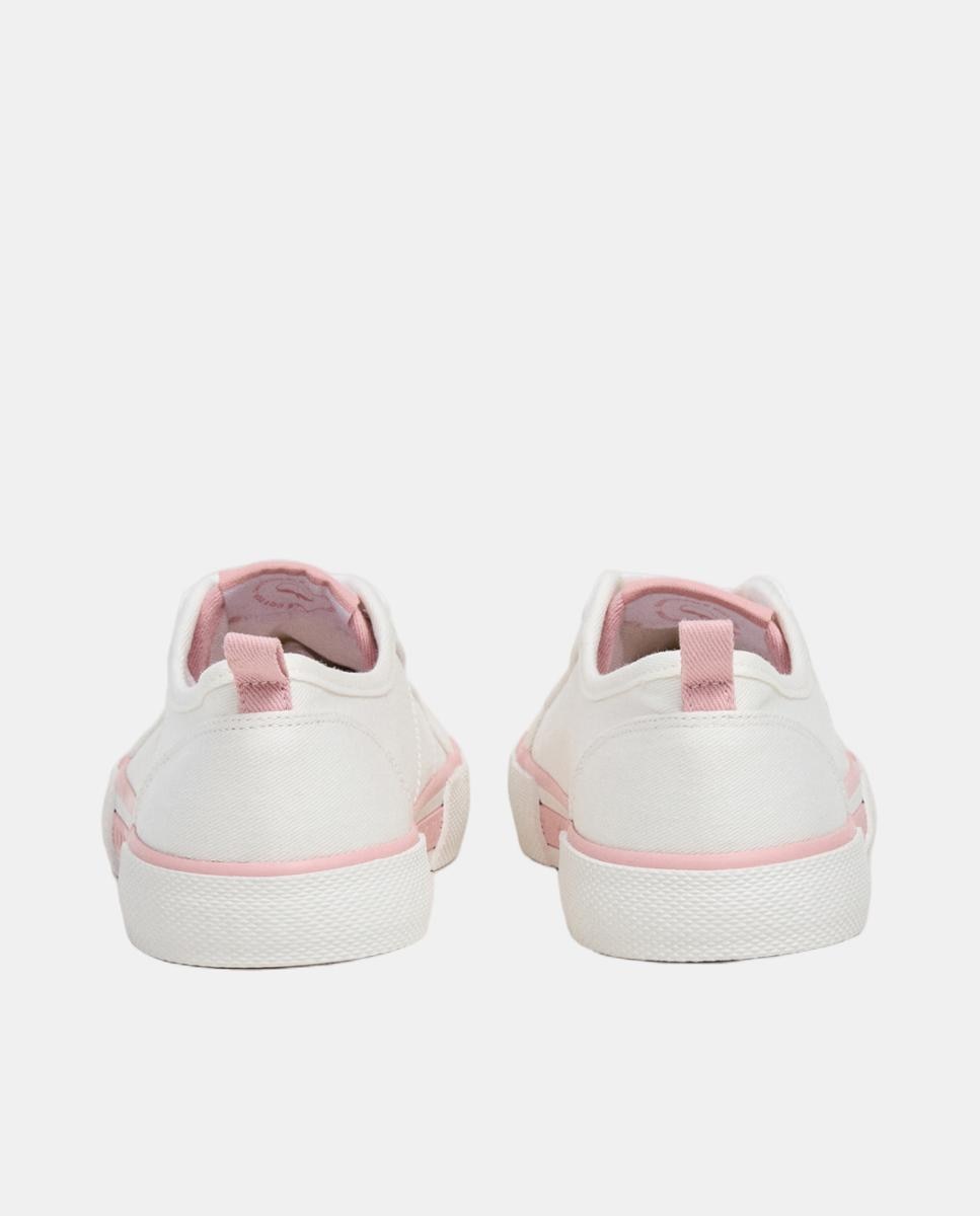 Sapatilhas Clássicas Tipo Plimsoll Pepe Jeans Branco-4