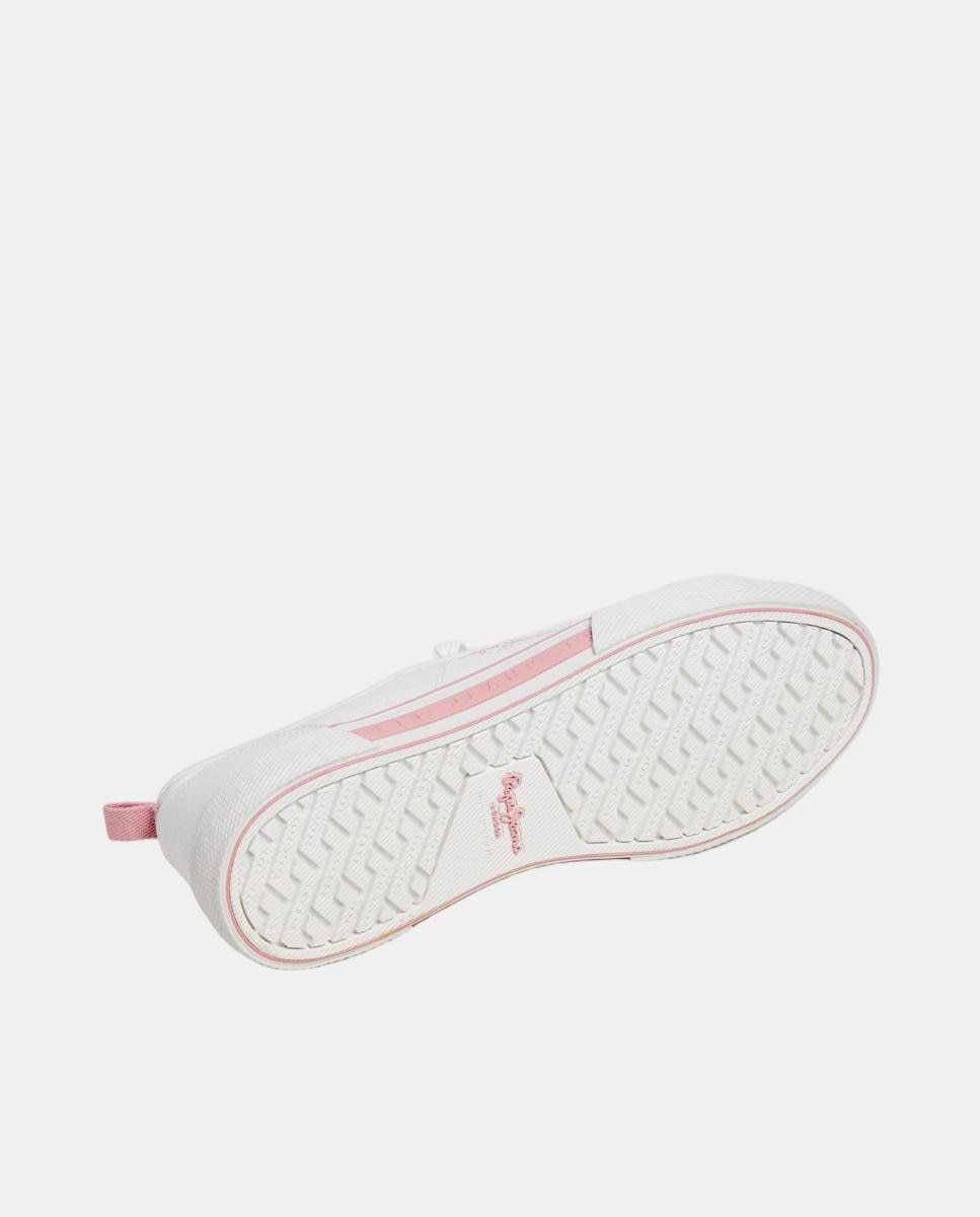 Sapatilhas Clássicas Tipo Plimsoll Pepe Jeans Branco-6