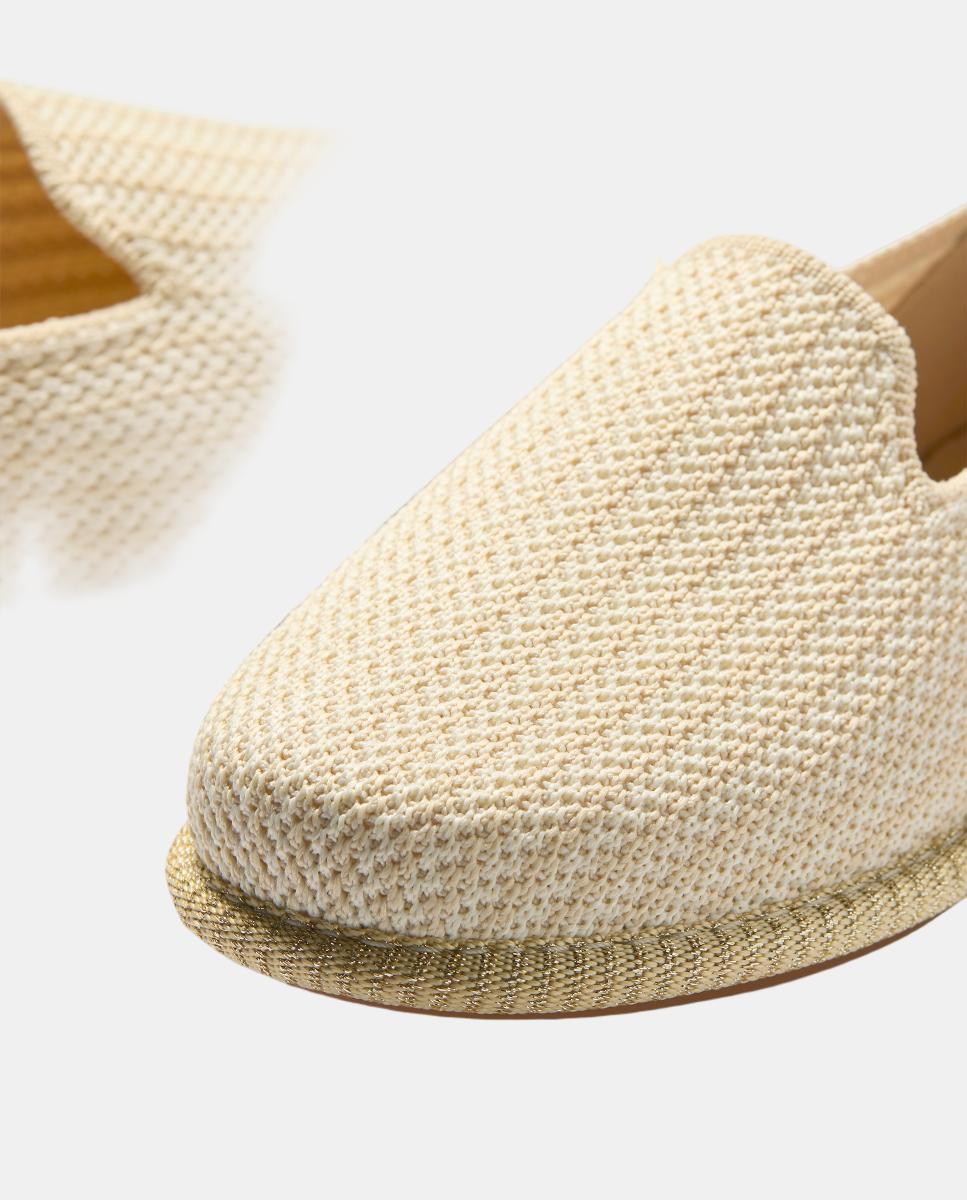 Sapatilhas de Lona Slipper Flexible com Palmilha Acolchoada Rothy´s Natural-4
