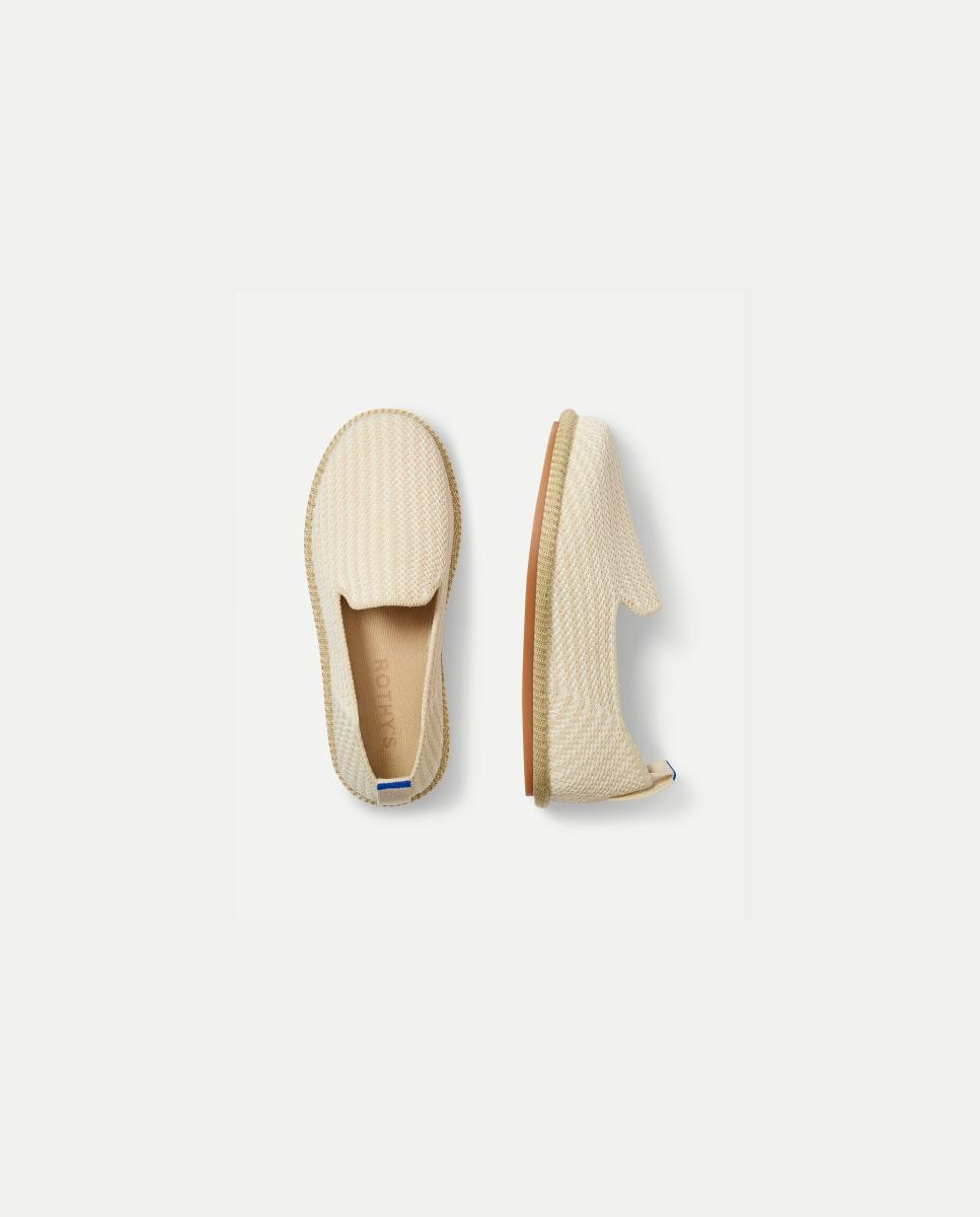 Sapatilhas de Lona Slipper Flexible com Palmilha Acolchoada Rothy´s Natural-6