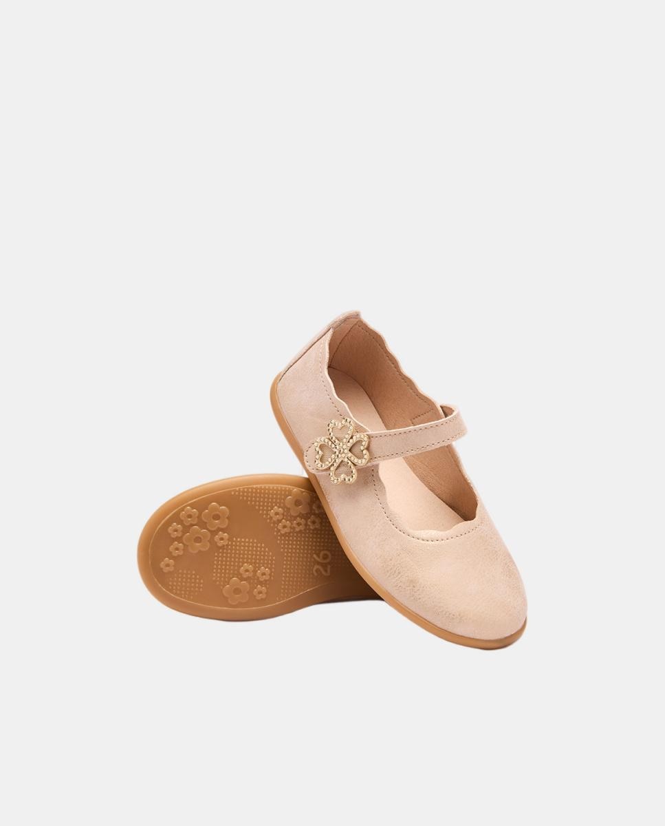 Sabrinas com Flor de Brilhantes - Dourado Conguitos Ouro-3