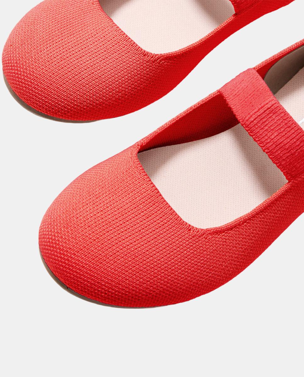 Sapatos de Presilha em Lona Suaves e Flexíveis com Palmilha Acolchoada Rothy´s Castanho-4