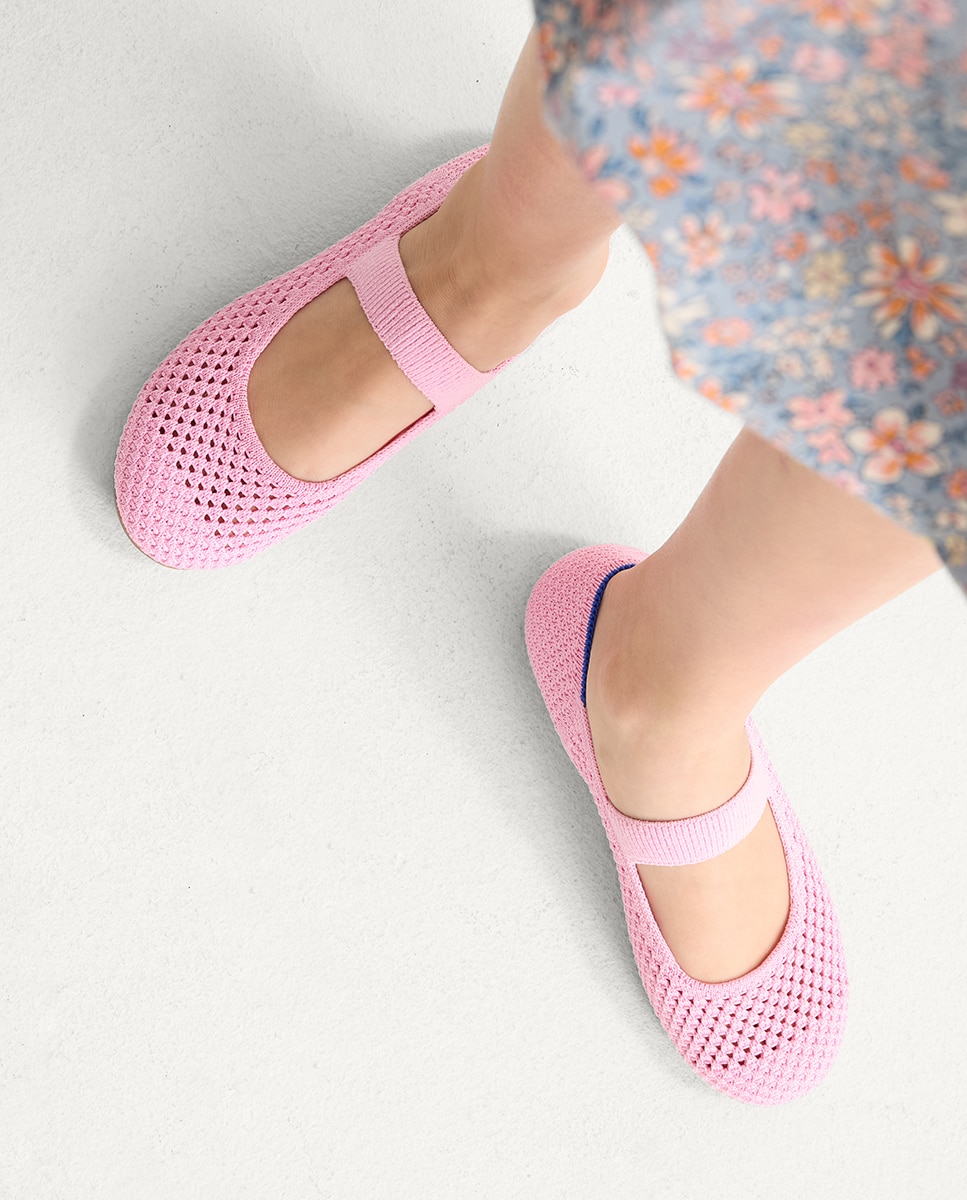 Sapatos de Presilha em Lona Suaves e Flexíveis com Palmilha Acolchoada Rothy´s Amarelo-7
