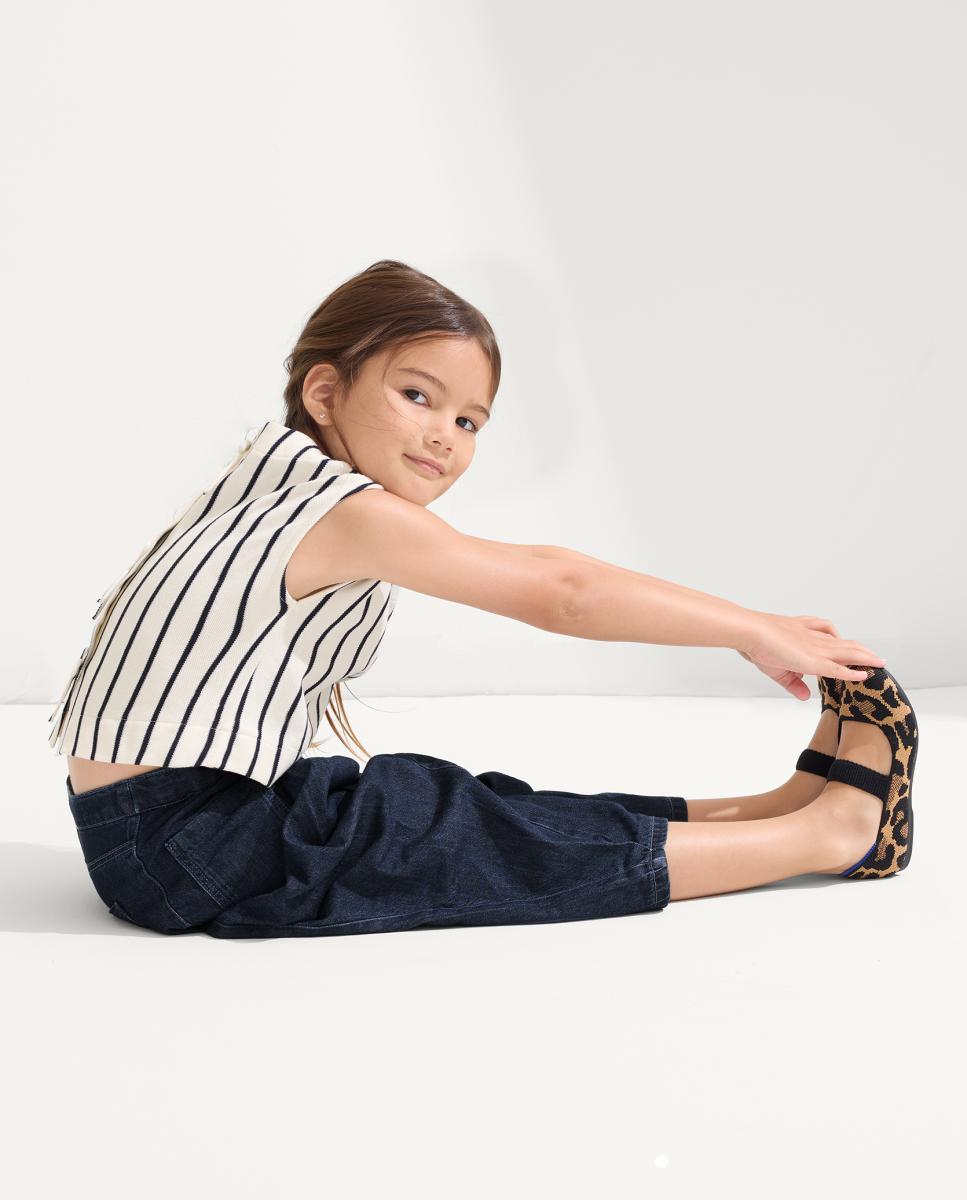 Sapatos de Presilha em Lona Suaves e Flexíveis com Palmilha Acolchoada Rothy´s Branco-7